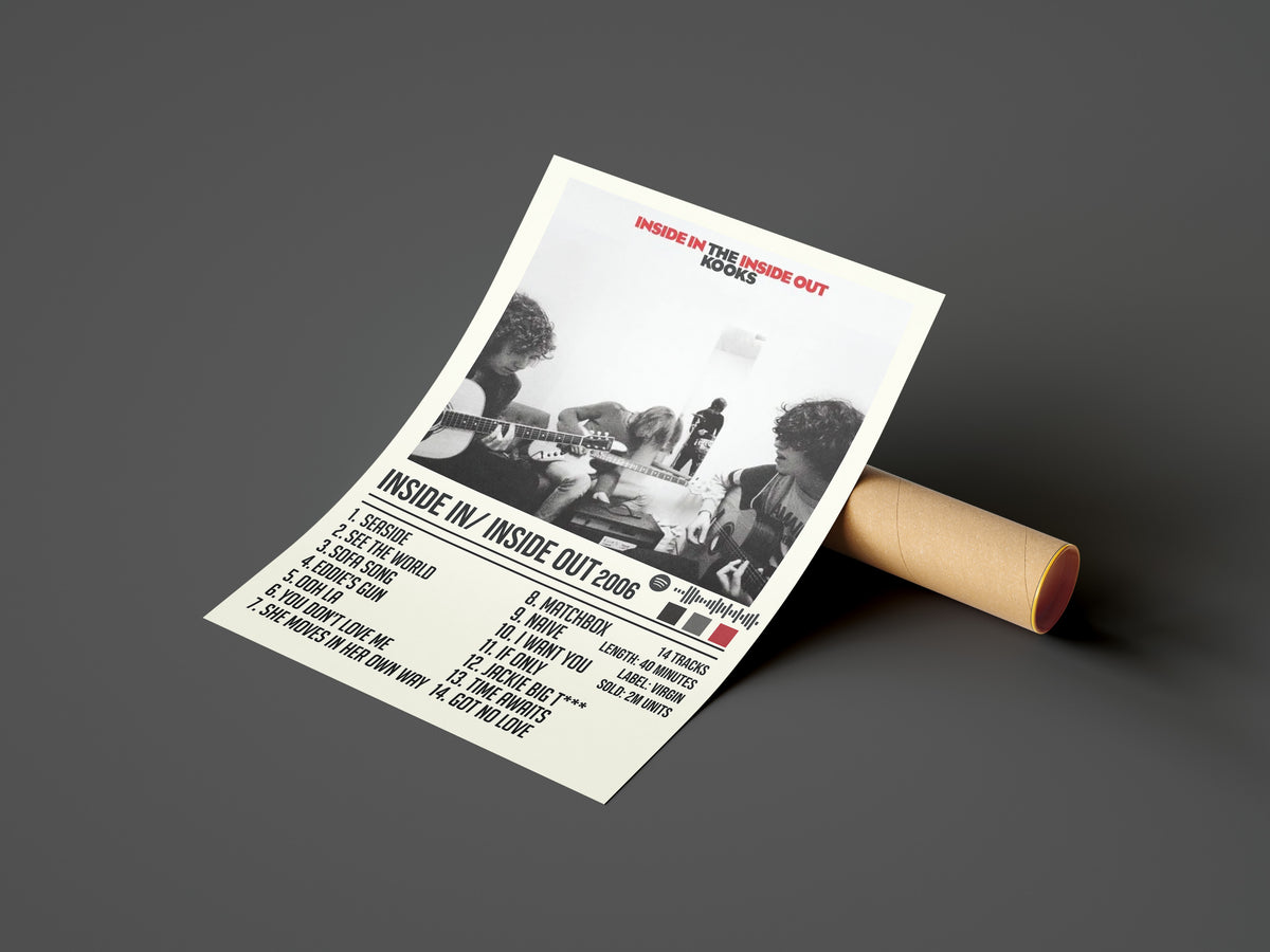 The Kooks 'Inside In / Inside Out' Poster