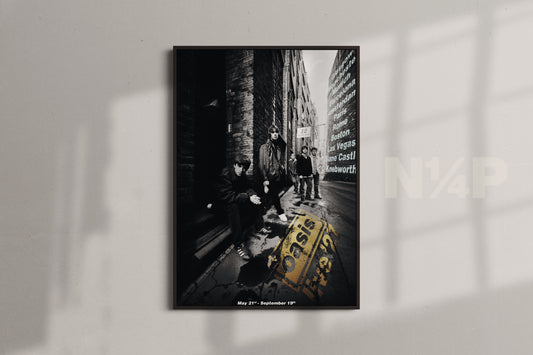 Oasis 'Live 27' Gold Floor Poster