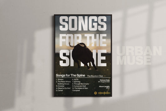 The Royston Club 'Songs For The Spine' Poster